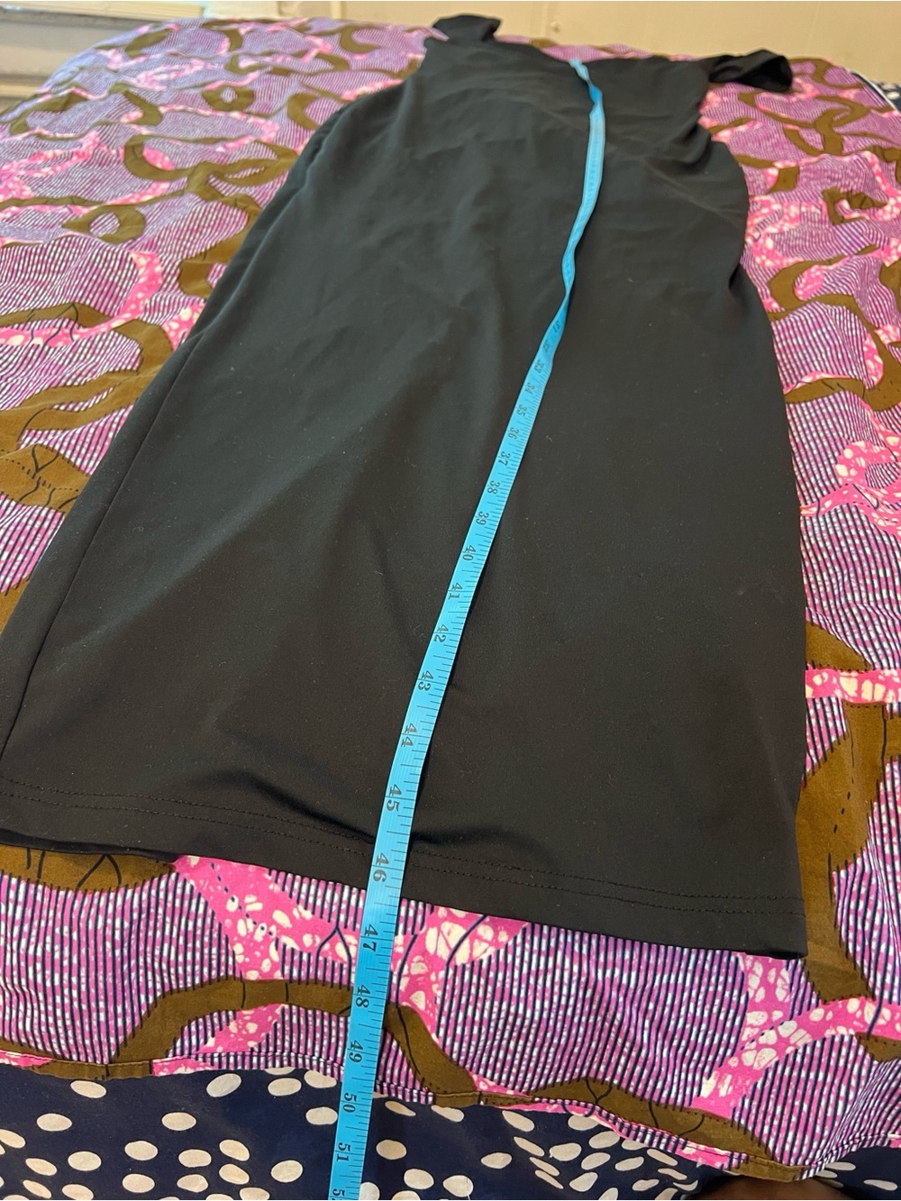 Classic Black Square-Neck Maxi Dress - Picture 5 of 5
